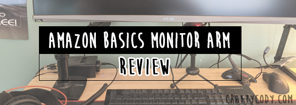 Featured image of post Review: The Amazon Basics Monitor Arm/Stand