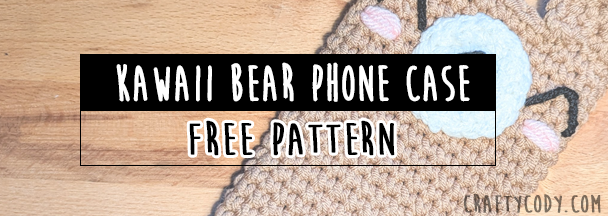 Free Pattern: Kawaii Bear Phone Case