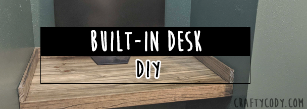 DIY: Built-In Desk