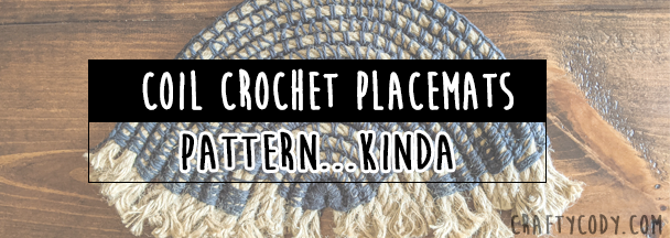 Coil Crochet Placemats