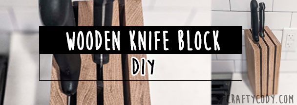 DIY: Wooden Knife Block