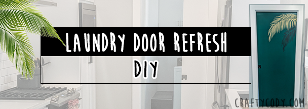 DIY: Updating our laundry room door