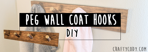 Diy Peg Wall Coat Hooks, Creative Wall Coat Hooks