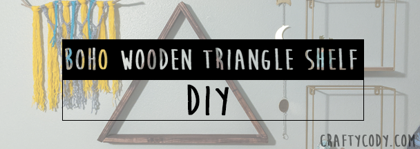 DIY: Boho Wooden Triangle